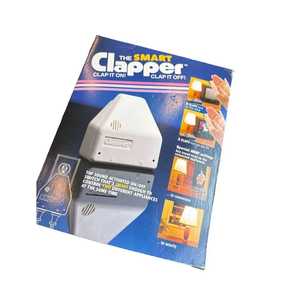 The Original Smart Clapper, Clap It On! Clap It Off!‎ Vintage 1992 In Box